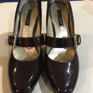 Nine West brown heels